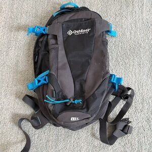 Outdoor Products Black and Blue Women's Backpack